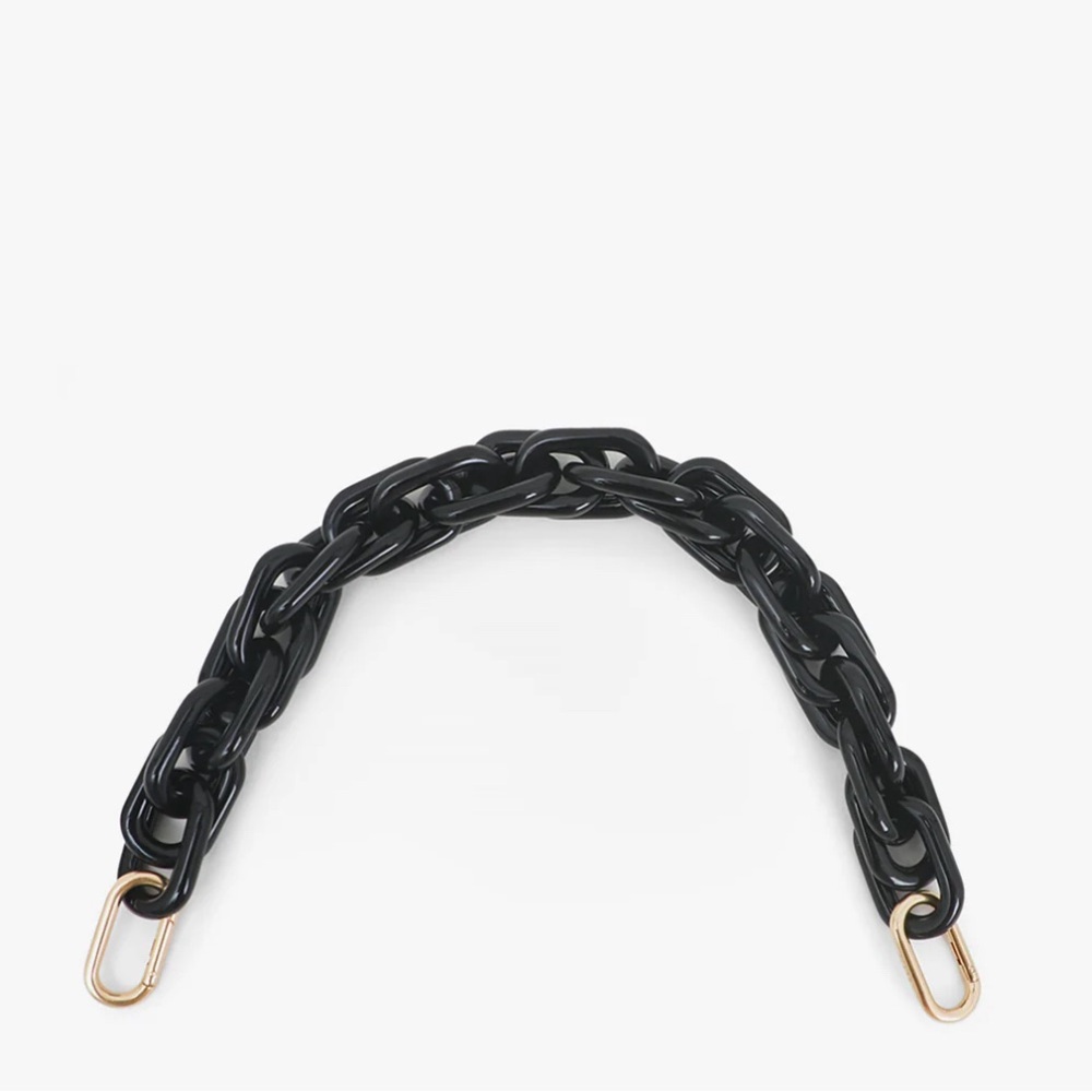 ✨ Clare V ✨ Shortie Strap Black Resin